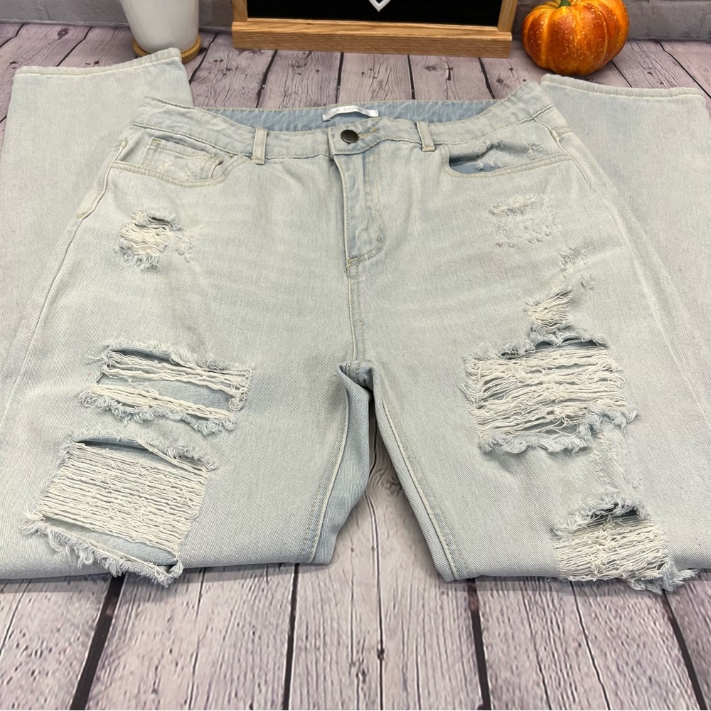 K JORDAN Distressed Jeans